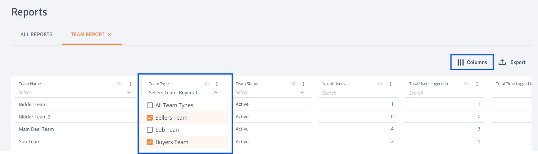 Reports_Team Report_Columns.png