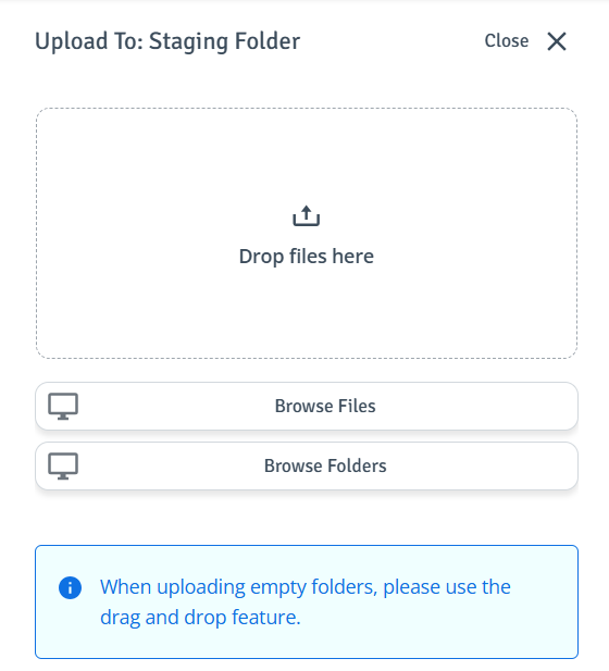 Upload to Staging Folder drawer.png